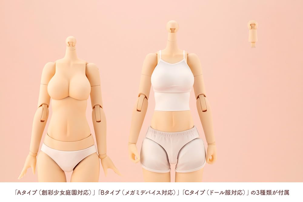 Kotobukiya "Sousai Shojo Teien" Dress-Up Body [M] Approximately 134mm In Height 1/10 Scale Plastic Model