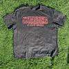 Netflix Stranger Things Men's 2XL Black T-Shirt Red Glow Logo Graphic Tee