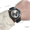 Lao Jia Di Na Men's Luminous Water Ghost Three-Eye Six-Needle Automatic Mechanical Chronograph Watch