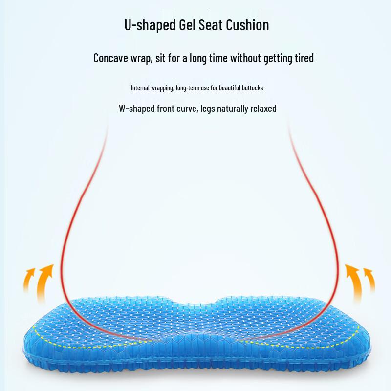 Yinuoshi Breathable Gel Honeycomb Seat Cushion