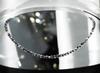 Royal Jewelry 4mm Platinum pt850 Mirror Cut Ring Black Diamond Color Dark Silver Crystal Necklace [ROYAL JEWELRY] (39)