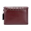 Coach Hutton 22 Flap Closure Leather Shoulder Bag Crossbody Bag Small Women's Burgundy