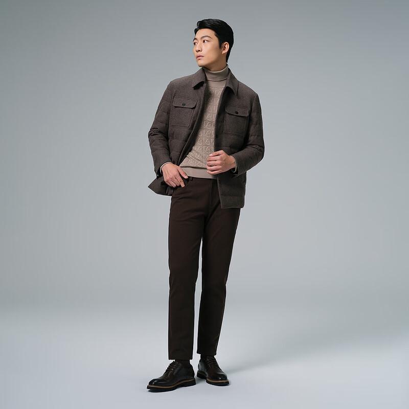 Lilanz Men's Business Wool Down Coat