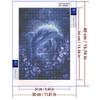 5d DIY Diamond Painting Cross Stitch Cute Dolphin Diamond Embroidery Mosaic Full Round Drill Home Decor
