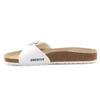 Sandals White Madrid Patent Narrow