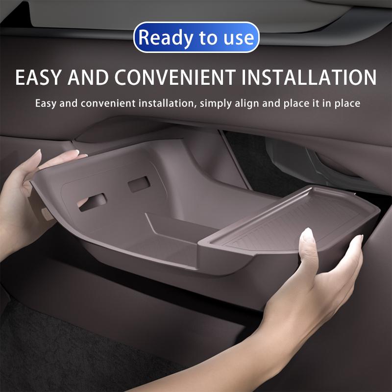 For Geely Zeekr 7X Center Console Silicone Storage Box Central Control Lower Organizer Car Interior Stowing Tidying Modification