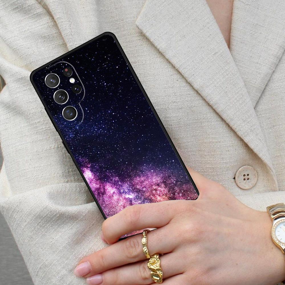 Starry Night Sky Stars Child Cell Phone Case for Samsung Galaxy S26 Ultra S25 S24 S23 S22 S21 S20 Note10 Cover