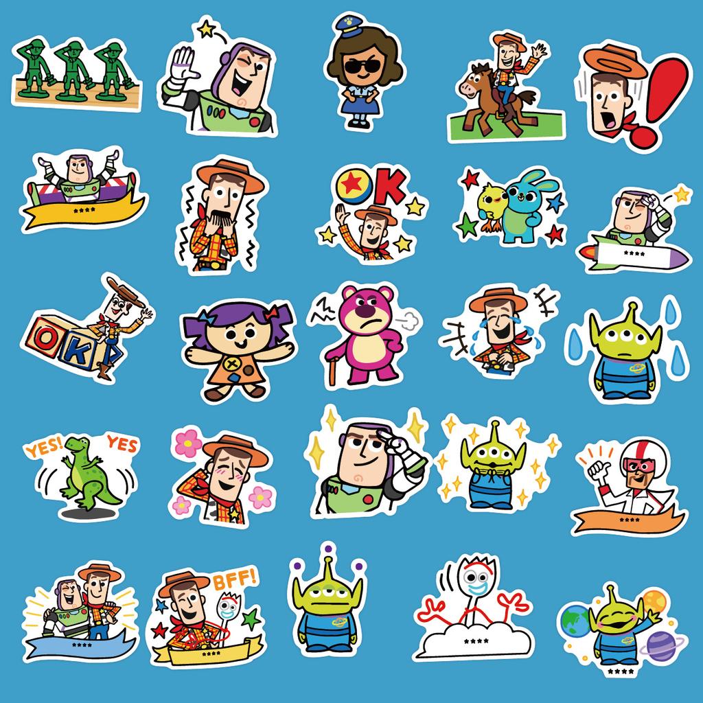 10/30/50PCS Kawaii   Animation Movie Graffiti Stickers Decoration Luggage Phone Guitar Scrapbook Cup Car Kid Toys
