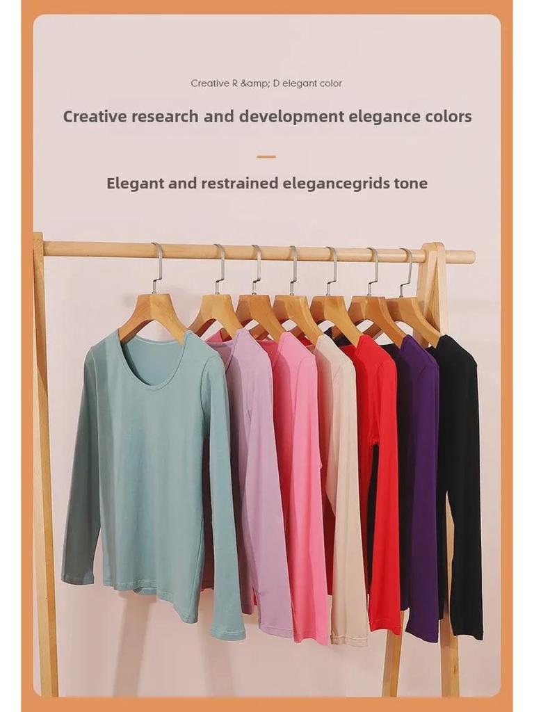 Zhuojia Women's Modal Thermal Underwear Set - Slim, Sexy, Ultra-Thin, Tight-Fit Autumn Top & Bottom.