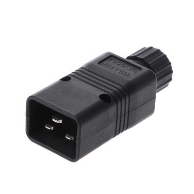 IEC Netzadapter Stecker 16A 320-C20 Männlicher Stecker AC 3-polig Computer