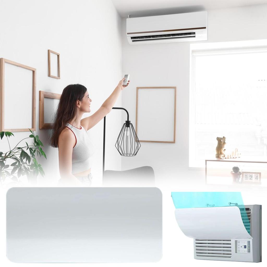 Vent AC Deflector Anti Direct Blowing AC Windshield Window Baffle Airflow Control Screen Wind Guide For Elderly Office Apartment