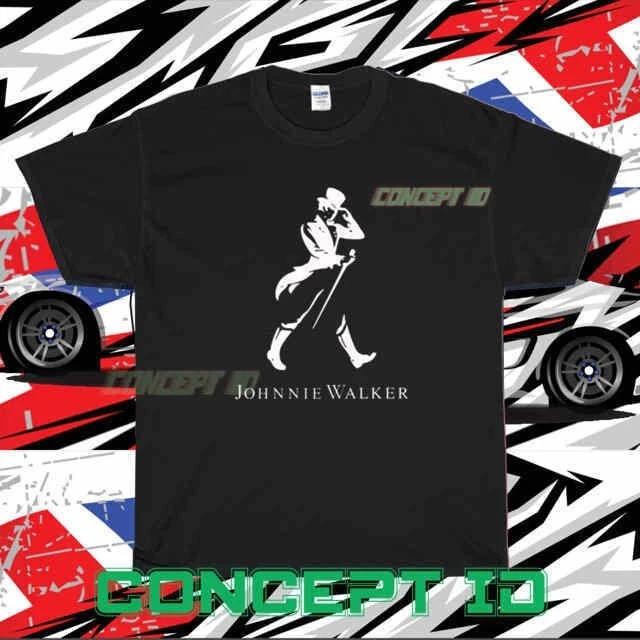 NEW SHIRT JOHNNIE WALKER 2 LOGO RACING T-Shirt UNISEX FUNNY USA SIZE S-5XL 2XL
