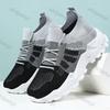 Fashion Women's Fly Weave Sneakers 2025 Breathable Mesh Height Increase Casual Shoes Fashion Lace Up Comfortable Soft Sole Sports Shoes