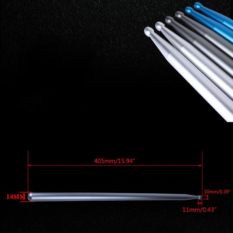 1Pair 5A Drum Stick Comfortable Hand Grip Durable Drumstick for Drummers Beginners