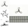 High-quality 100pcs Fishing Swivels 3 Way Barrel Cross-line Swivels Rolling Fishing Tackle