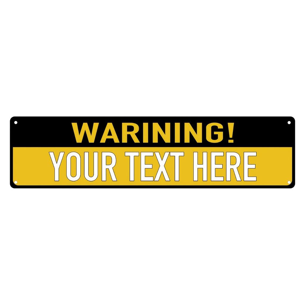 Personalized Aluminum Street Sign Retro Outdoor Wall Decor Custom Text