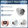 INFINAUTO 2 Pin Fuel Injector Waterproof Connector Plug 2mm Series
