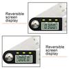 SHANHR 200/300mm Digital Protractor Inclinometer Angle Finder Level Measuring Instrument Digital Goniometer Angle Ruler