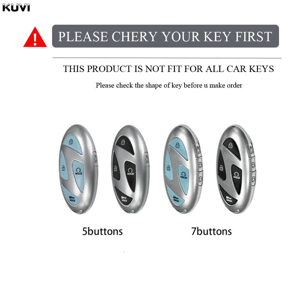 New Tpu Car Remote Key Case Cover Shell For Xiandai Ioniq 6 New Grand Prix Gn7 Kona 5 7 Buttons Protected Holder Keyless Fob Bag