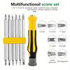 12-in-1 Precision Screwdriver Kit Torx, Flat, Phillips & Hex Bits (for Smartphones, Tablets, Electronics, Home Repairs & Smart