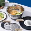 Stainless Steel Thickened Baking & Mixing Bowl for Cooking and Salads