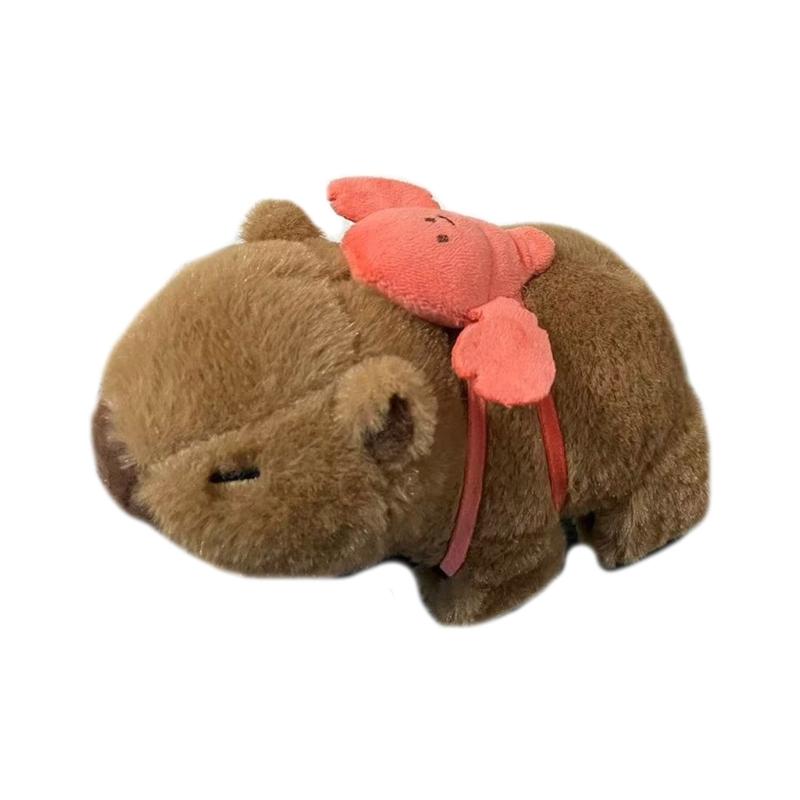 

Soft Lovely Capybaras Stuffed Toy PP Cotton Pillow For Kids Comfortable for Sleeping And Playing Household Use