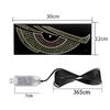 General-purpose automotive windshield LED display, dynamic devil eye ambient light, front and rear dynamic light modification