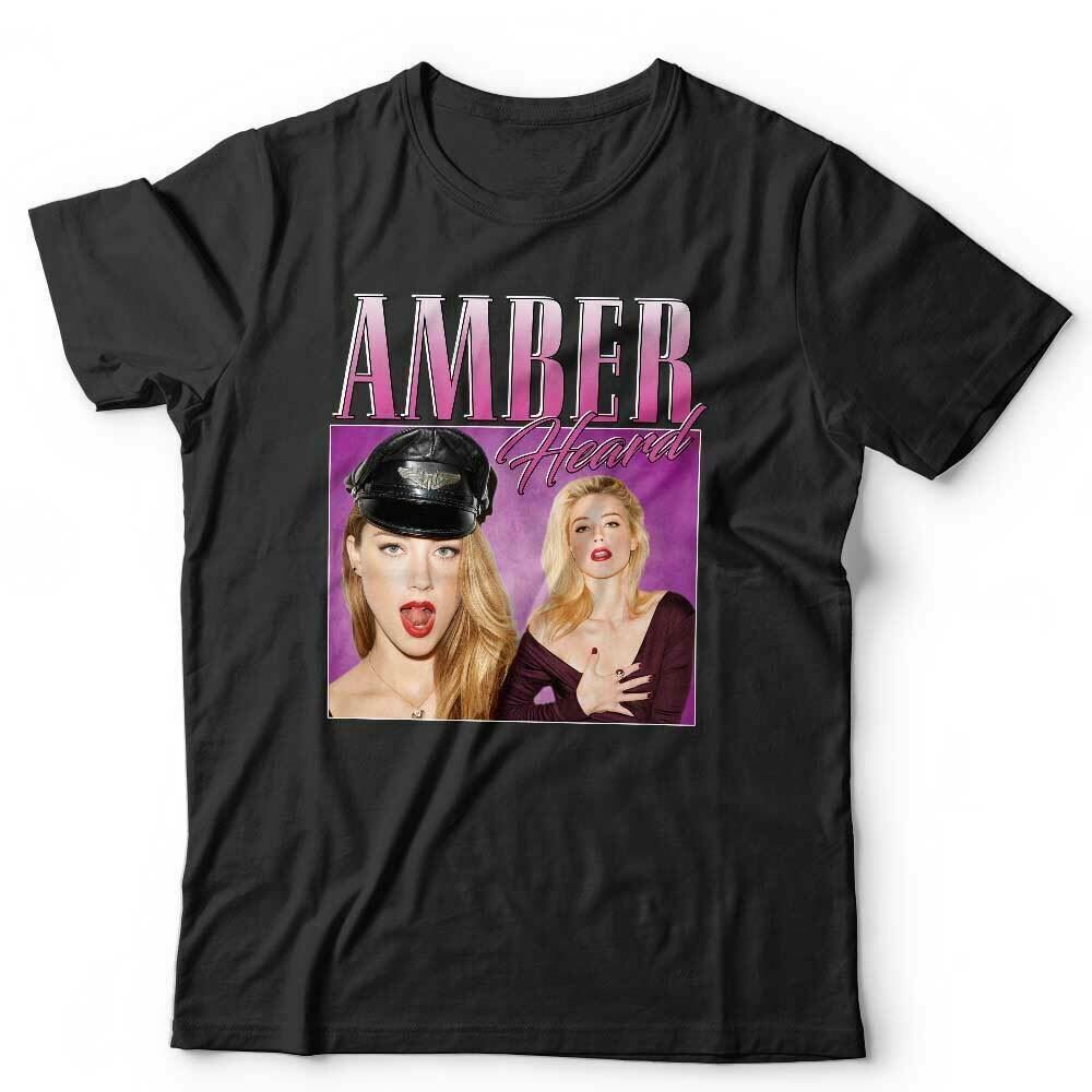 

Amber Heard Tshirt Appreciation Unisex Homage Throwback Stag Hen Do Funny 4XL