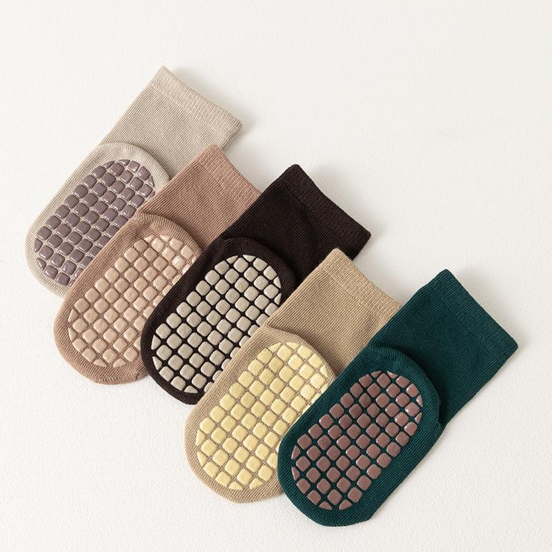 Baby Girls Socks Anti Slip Cotton Print Non-slip Toddler Floor Socks for Boys Cartoon Kids 0-5Years Autumn Winter