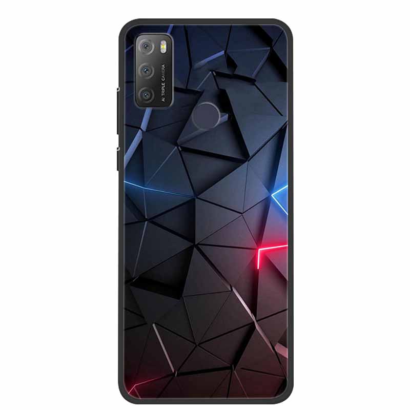 Pro Alcatel 1S 2021 Case Luxusní silikonový TPU měkký kryt na telefon pro Alcatel 1S 2020 Nárazuvzdorný roztomilý TPU nárazník Fundas Coque