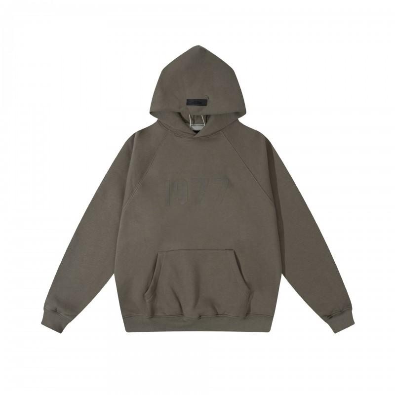 Unisex Oversized Hooded Sweatshirt With Flock Letter Print Soft Cotton Blend Warm Lined