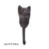1pc Rustic Cast Iron Hook Dog/Cat/Elephant Hanger Wall Mounted Key/Coat/Towel Decor Kitchen  Home Improvement Metal  Wrought