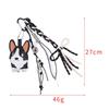Creative Cute Pet Lanyards Cute Corgi Husky Heart-shaped Keychains Fashionable Versatile Bag Pendants Handmade Fun Small Gifts