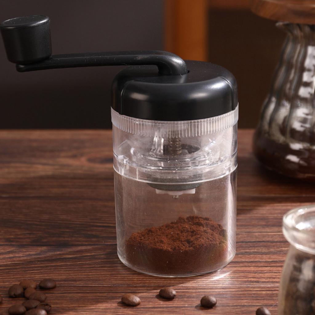 Manuelle Kaffeebohnenmühle mit Keramikmahlwerk, einstellbarer Mahlgrad, tragbare Espressomühle für den Heim- und Reisegebrauch