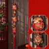 Fu Word Spring Festival Pendant Wind Chimes New Year Decorations Fashion Good Luck Ornaments  Home