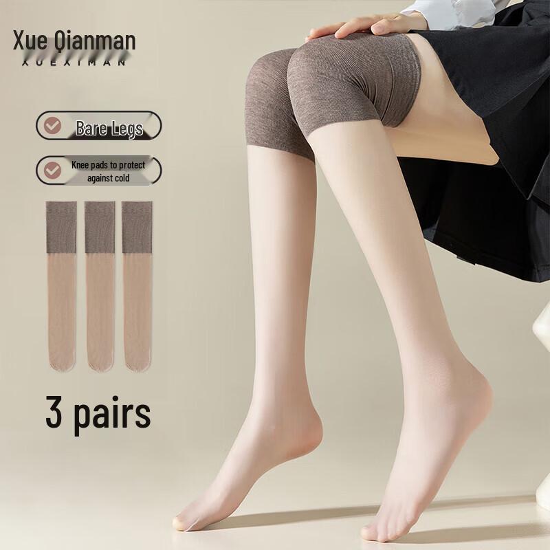 

Xueqieman Women s Thermal Over-the-Knee Stockings One Size