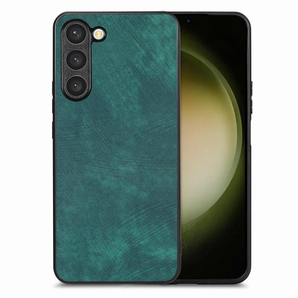 For Samsung Galaxy S22+ 5G Case Shockproof Slim Retro Leather Phone Back Cover