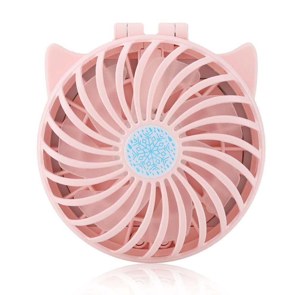 Handheld Fan with3-in-1Multi-Functional Design, Portable Mini Desk Fan, 3Levels of Wind Speed, Rechargeable Battery Operated, Ultra Low Noise for