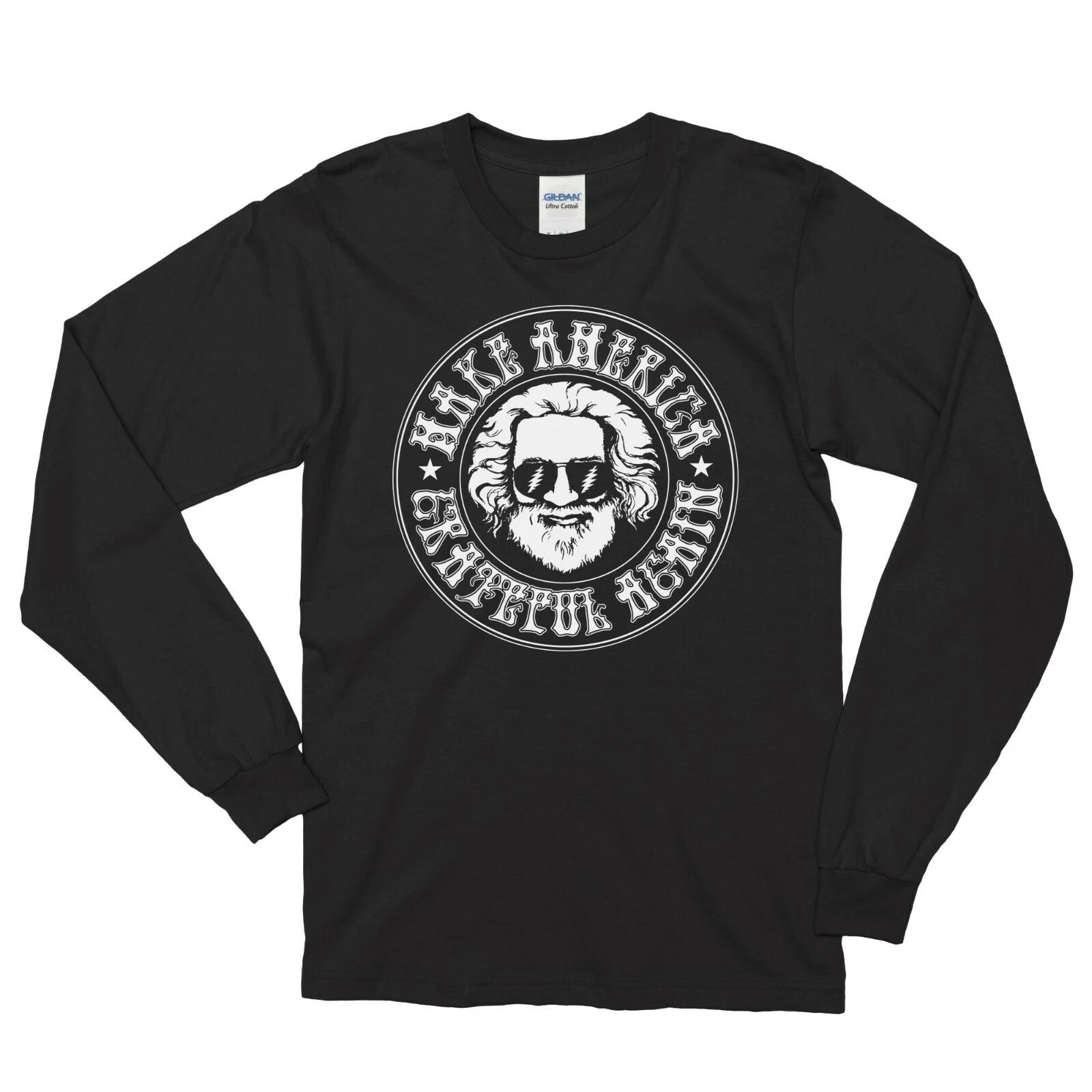 Grateful Dead Jerry Garcia Make America Grateful Again LS T-shirt USA XXXL