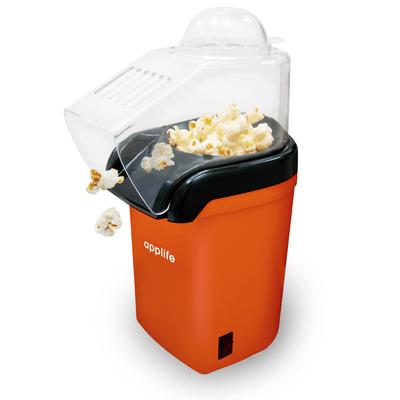 Applife Popcorn Maker Safe for Home Great for Parties and and Delicious Homemade Food Easy, Automatic, Use, Events, Baking, (Orange)