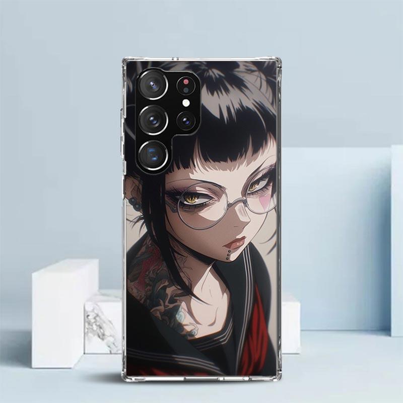 Himiko Toga My Hero Fashion Soft Cover for Samsung Galaxy S25 Edge S26 S24 S23 Ultra Phone Case S22 S21 Plus S20 FE Print Patter