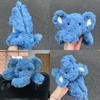 Adorable Elephant Stuffed Pen Bag With Plush Material For Kids School Supplies