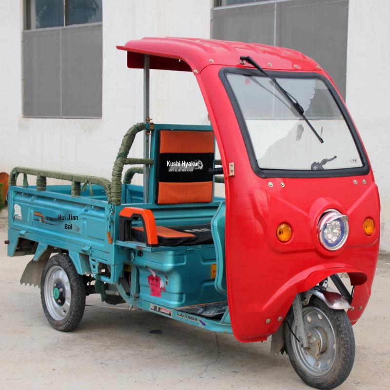 Auvent Pare-soleil Imperméable pour Tricycle Électrique