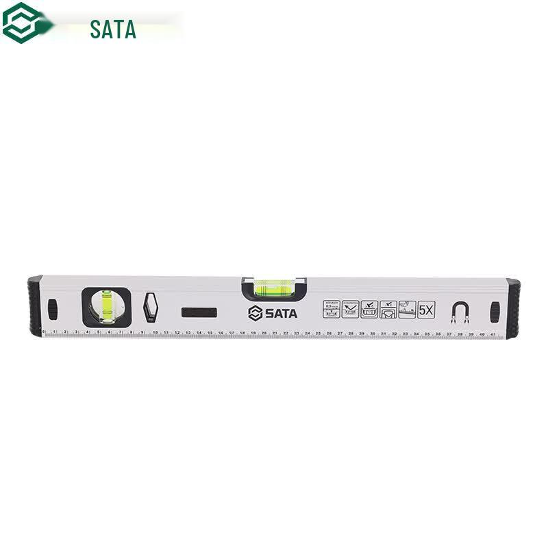 SATA 91613A Industrial Grade Magnetic Spirit Level 600mm