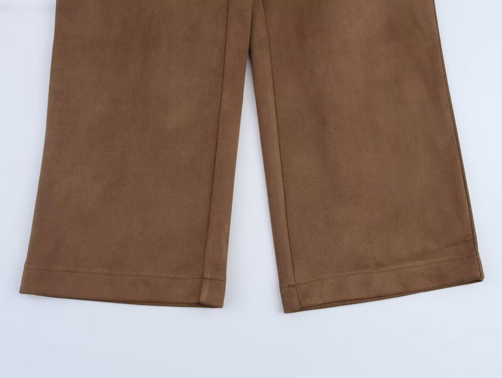 2025 Spring Women's European & American Fashion Straight-Cut Suit Jacket & Trousers