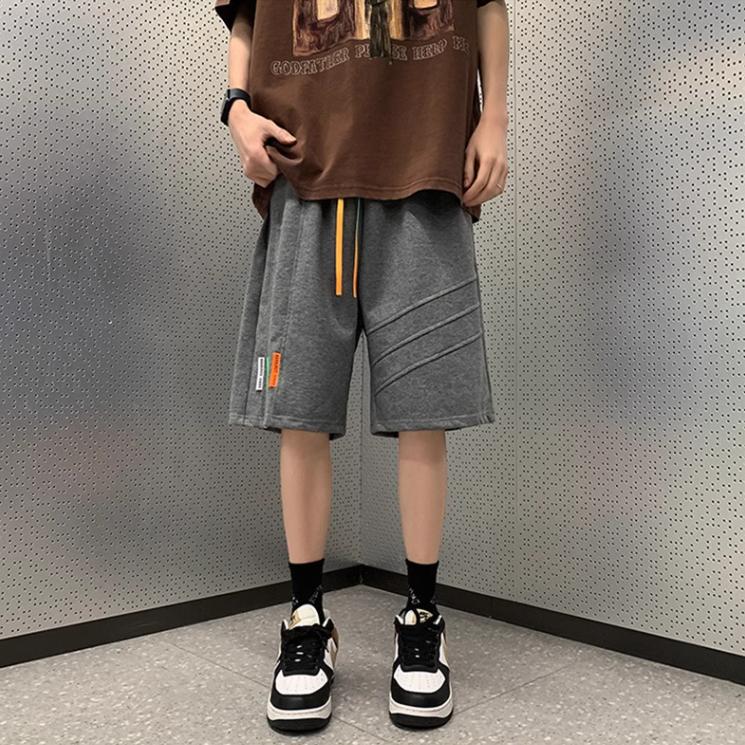 Basketball Sport Shorts Stylish Loose Straight Wide-Leg Versatile Five-Point Casual Pants