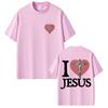 I Love Jesus Christian Religious Merch T Shirt Forgive Them Father Tshirt Unisex Women Casual Oversized Tshirts Male Streetwear