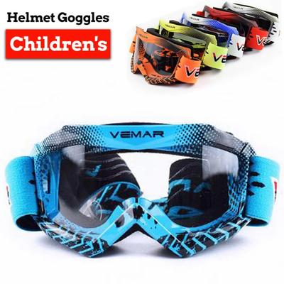 Occhiali da Moto Off-road Vemar per Bambini Antivento Occhiali da Moto Antipolvere Occhiali HD da Corsa Motocross MX MTB per Bambini