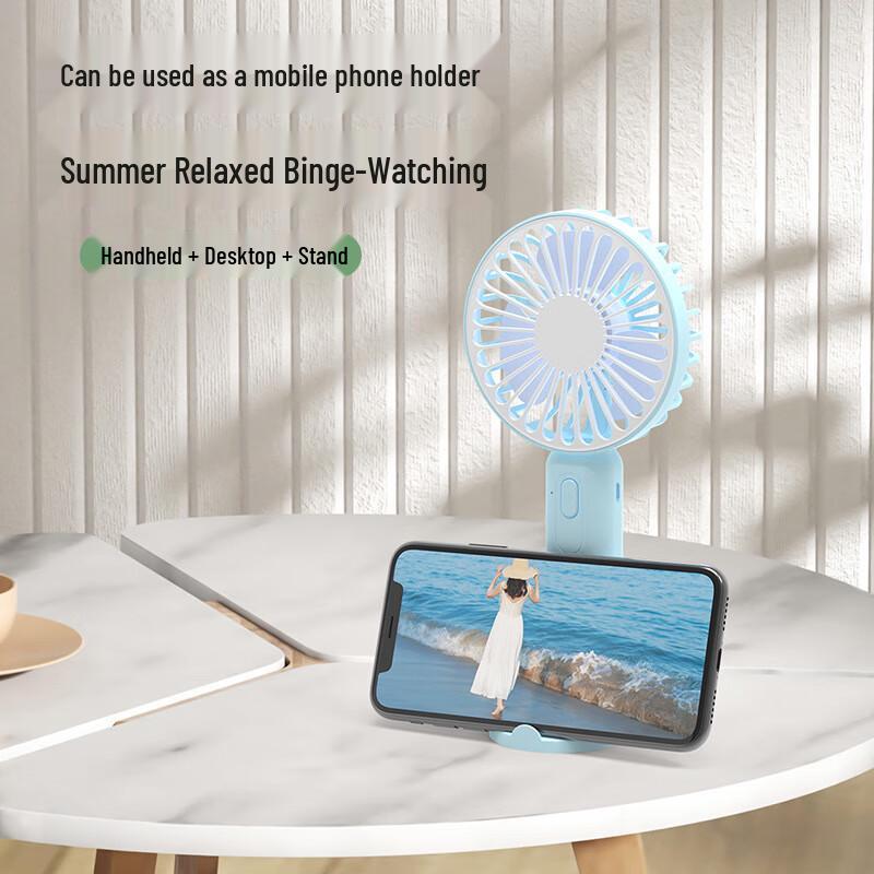 Portable USB Rechargeable Desktop Handheld Mini Fan