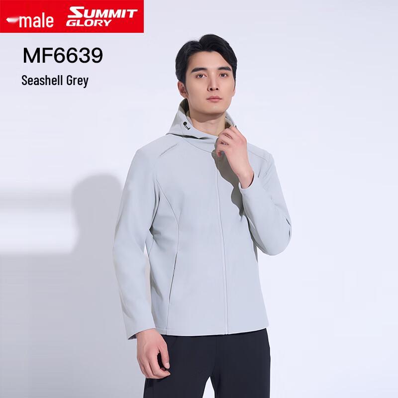 Men s Hooded Soft Shell Fleece Jacket S